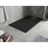 Mexen Hugo rechteckige Duschwanne SMC 140 x 80 cm, schwarz, goldene Abdeckung - 42708014-G