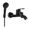 Mexen Fabia R05 Badewannenarmatur mit Duschset, schwarz - 74653R05-70