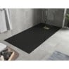 Mexen Hugo rechteckige Duschwanne SMC 180 x 90 cm, schwarz, goldene Abdeckung - 42709018-G