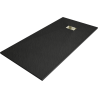 Mexen Hugo rechteckige Duschwanne SMC 180 x 90 cm, schwarz, goldene Abdeckung - 42709018-G