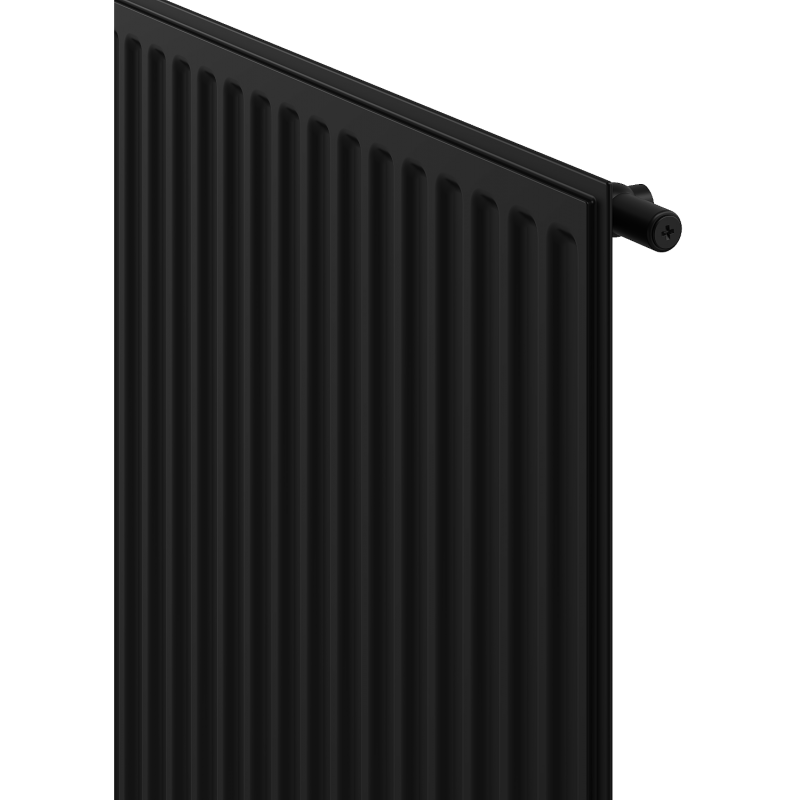 Mexen CH10 Hygiene Heizkörper 500 x 2800 mm, seitlicher Anschluss, 1483 W, schwarz - W410H-050-280-70