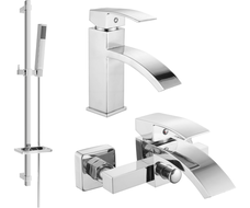 Mexen Libra DQ77 Badewannen-Set, Chrom - 745103DQ77-00