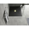 Mexen Hugo rechteckige SMC-Duschwanne 110 x 100 cm, schwarz, goldene Abdeckung - 42701011-G