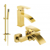Mexen Libra DQ77 Badewannenarmatur, gold - 745103DQ77-50