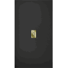 Mexen Hugo rechteckige Duschwanne SMC 150 x 100 cm, schwarz, Abdeckung gold - 42701015-G