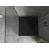 Mexen Hugo quadratische Duschwanne SMC 90 x 90 cm, schwarz, schwarze Abdeckung - 42709090-B