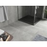Mexen Hugo quadratische Duschwanne SMC 90 x 90 cm, schwarz, schwarze Abdeckung - 42709090-B
