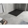 Mexen Hugo rechteckige SMC-Duschwanne 100 x 70 cm, schwarz, schwarze Verkleidung - 42707010-B