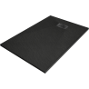 Mexen Hugo rechteckige Duschwanne SMC 110 x 70 cm, schwarz, schwarze Abdeckung - 42707011-B