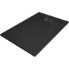 Mexen Hugo Rechteck-Duschwanne SMC 130 x 70 cm, schwarz, schwarze Abdeckung - 42707013-B