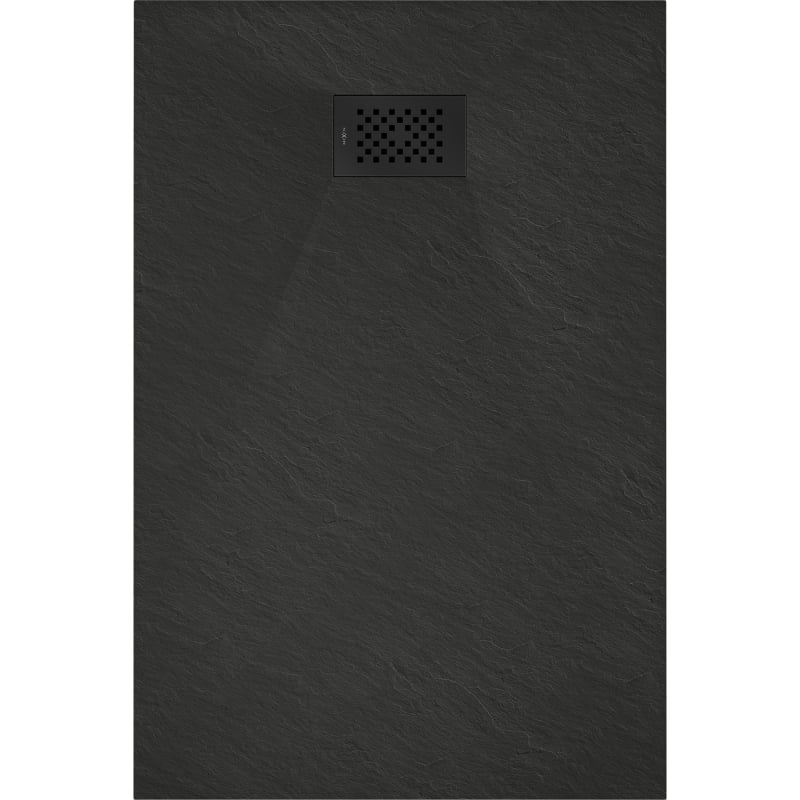 Mexen Hugo Rechteckige SMC-Duschwanne 110 x 70 cm, schwarz, schwarze Abdeckung - 42707011-B