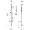 Mexen Libra DQ45 Badewannenset, Chrom - 745103DQ45-00