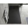 Mexen Hugo rechteckige Duschwanne SMC 170 x 80 cm, schwarz, schwarze Abdeckung - 42708017-B