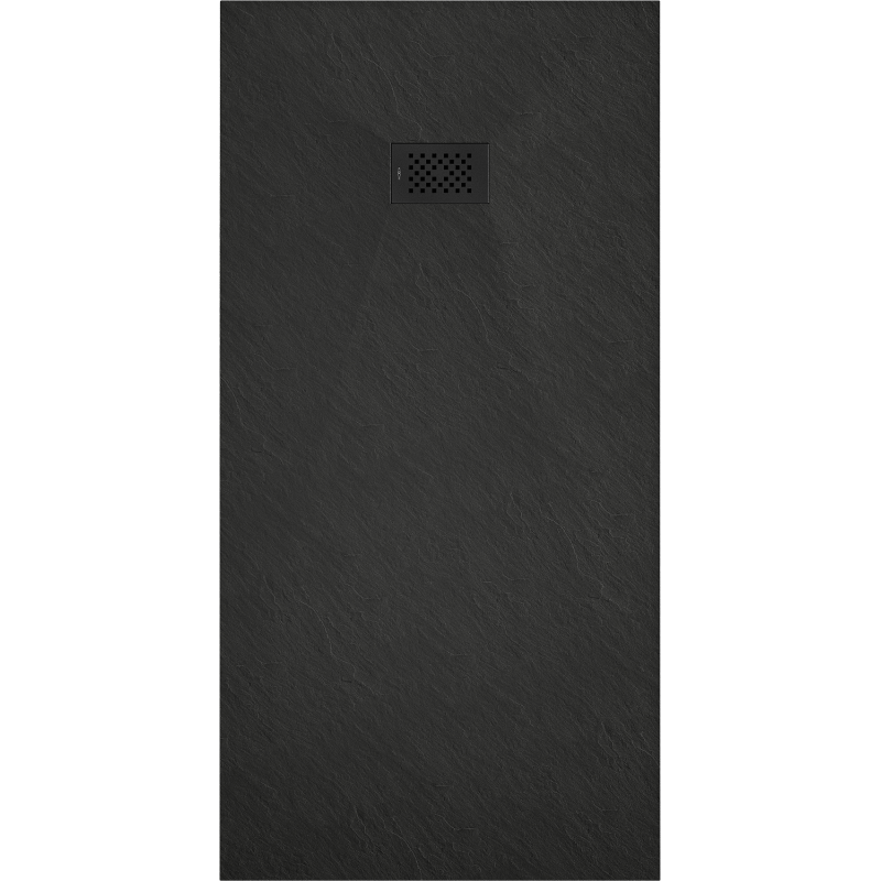 Mexen Hugo rechteckige Duschwanne SMC 180 x 80 cm, schwarz, schwarze Abdeckung - 42708018-B