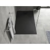Mexen Hugo rechteckige Duschwanne SMC 140 x 90 cm, schwarz, schwarze Abdeckung - 42709014-B