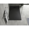 Mexen Hugo rechteckige Duschwanne SMC 140 x 90 cm, schwarz, schwarze Abdeckung - 42709014-B