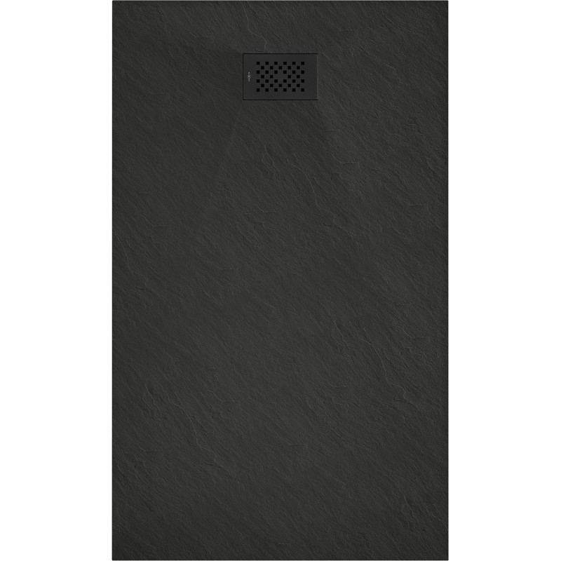 Mexen Hugo Rechteckige SMC-Duschwanne 150 x 90 cm, schwarz, schwarze Abdeckung - 42709015-B