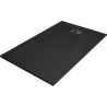 Mexen Hugo rechteckige SMC-Duschwanne 160 x 90 cm, schwarz, schwarze Abdeckung - 42709016-B