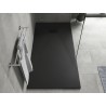 Mexen Hugo rechteckige Duschwanne SMC 170 x 90 cm, schwarz, schwarze Abdeckung - 42709017-B