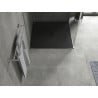 Mexen Hugo quadratische Duschwanne SMC 100 x 100 cm, schwarz, schwarze Abdeckung - 42701010-B