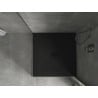 Mexen Hugo quadratische Duschwanne SMC 100 x 100 cm, schwarz, schwarze Abdeckung - 42701010-B