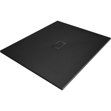 Mexen Hugo rechteckige SMC-Duschwanne 110 x 100 cm, schwarz, schwarze Abdeckung - 42701011-B