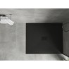 Mexen Hugo rechteckige SMC-Duschwanne 110 x 100 cm, schwarz, schwarze Abdeckung - 42701011-B