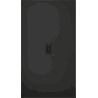 Mexen Hugo rechteckige Duschwanne SMC 150 x 100 cm, schwarz, Abdeckung schwarz - 42701015-B