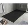 Mexen Hugo rechteckige Duschwanne SMC 160 x 100 cm, schwarz, Abdeckung schwarz - 42701016-B
