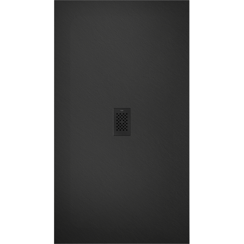 Mexen Hugo rechteckige Duschwanne SMC 160 x 100 cm, schwarz, Abdeckung schwarz - 42701016-B