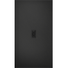 Mexen Hugo rechteckige Duschwanne SMC 160 x 100 cm, schwarz, Abdeckung schwarz - 42701016-B