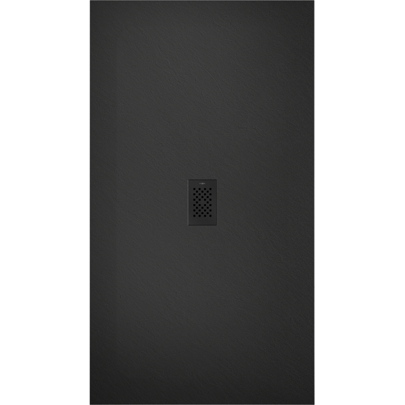 Mexen Hugo rechteckige Duschwanne SMC 170 x 100 cm, schwarz, schwarze Abdeckung - 42701017-B
