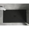 Mexen Hugo rechteckige SMC-Duschwanne 180 x 100 cm, schwarz, schwarze Abdeckung - 42701018-B