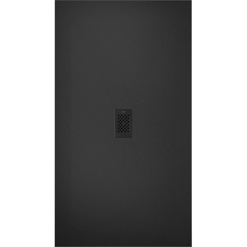 Mexen Hugo Rechteckige Duschwanne SMC 180 x 100 cm, schwarz, schwarze Abdeckung - 42701018-B