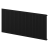 Mexen CH10 Hygiene Plattenheizkörper 600 x 1800 mm, seitlicher Anschluss, 1124 W, schwarz - W410H-060-180-70