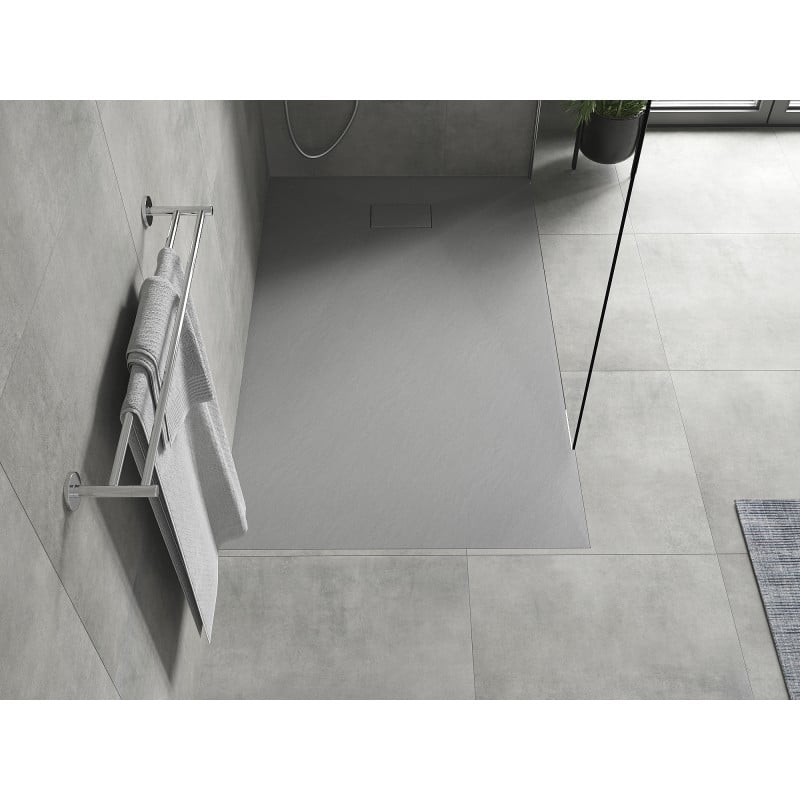 Mexen Hugo rechteckige Duschwanne SMC 140 x 70 cm, grau - 42617014