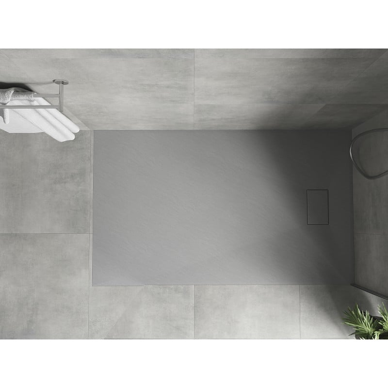 Mexen Hugo rechteckige Duschwanne SMC 150 x 80 cm, grau - 42618015