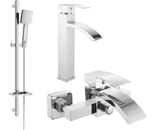 Mexen Libra DQ45 Badezimmerset, Chrom - 745113DQ45-00