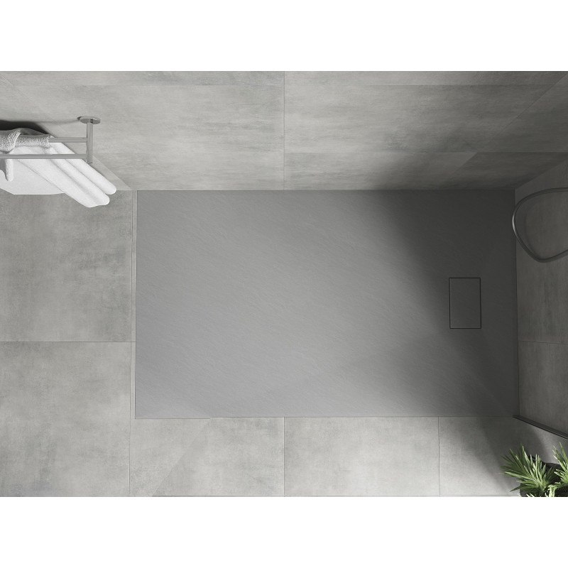 Mexen Hugo rechteckige SMC-Duschtasse 160 x 90 cm, grau - 42619016