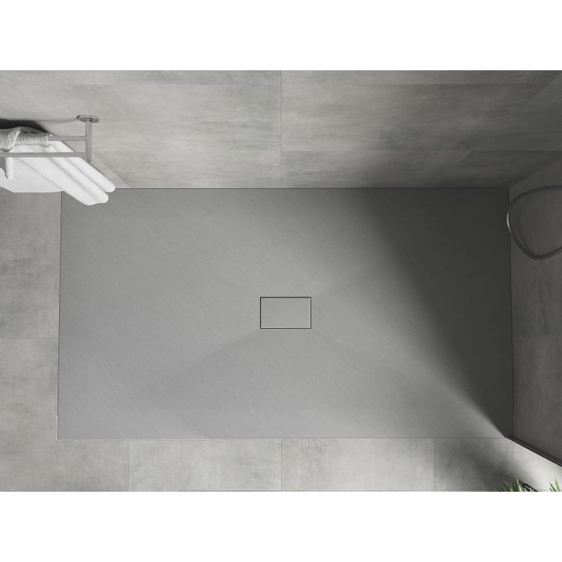 Mexen Hugo rechteckige Duschwanne SMC 150 x 100 cm, grau - 42611015