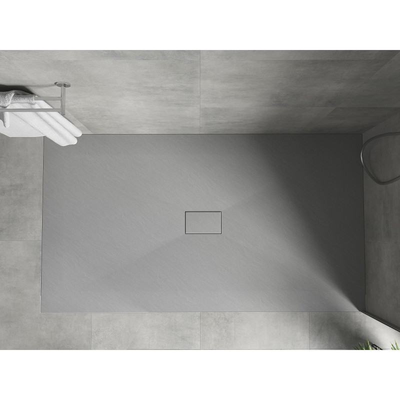 Mexen Hugo Rechteckige SMC-Duschwanne 150 x 100 cm, grau - 42611015