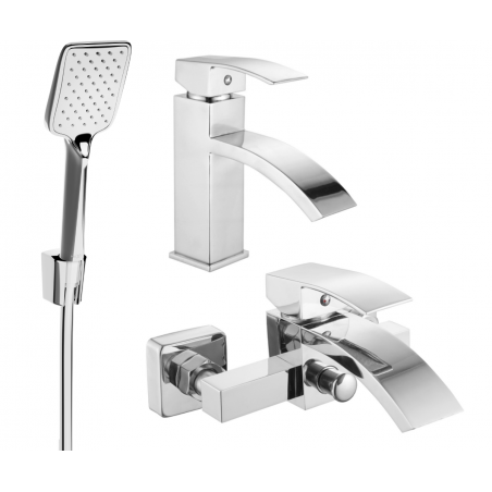 Mexen Libra R62 Badewannenset, Chrom - 745103R62-00