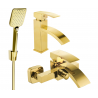 Mexen Libra R62 Badewannenset, golden - 745103R62-50