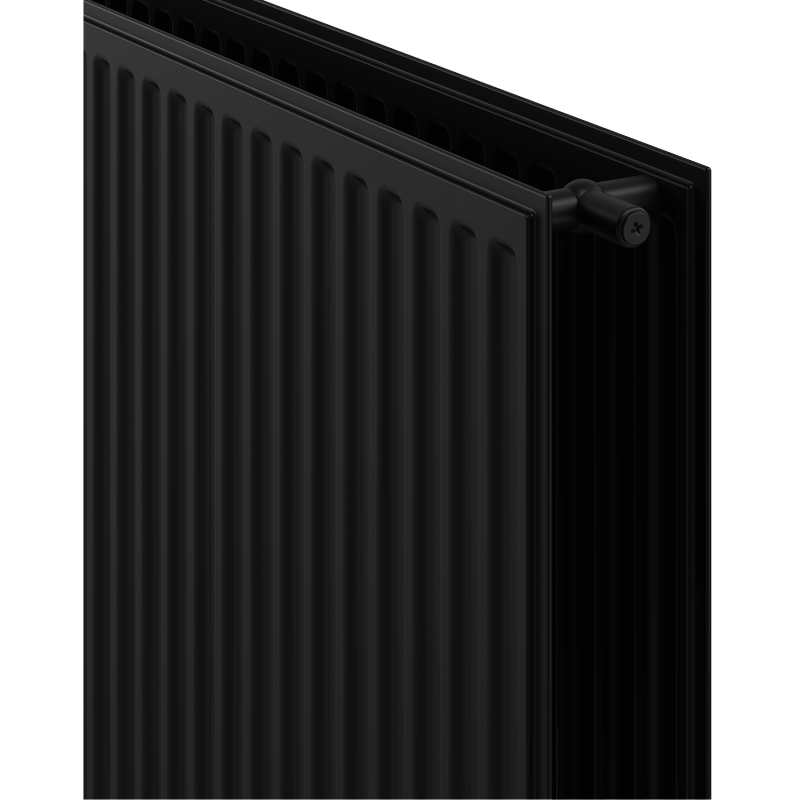 Mexen CH20 Hygiene Plattenheizkörper 400 x 2000 mm, seitlicher Anschluss, 1590 W, schwarz - W420H-040-200-70
