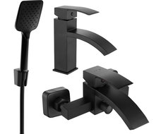 Mexen Libra R62 Wannenset, schwarz - 745103R62-70