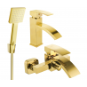 Mexen Libra R45 Badewannenset, golden - 745103R45-50