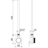 Mexen Ares elektrischer Heizkörper 1200 x 500 mm, 500 W, weiß - W102-1200-500-6500-20