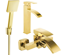Mexen Libra R45 Wannenset, Gold - 745113R45-50