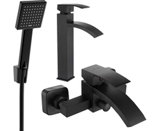 Mexen Libra R45 Badeset, schwarz - 745113R45-70