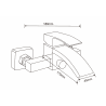 Mexen Libra R77 Badewannenarmatur mit Duschset, Chrom - 74513R77-00